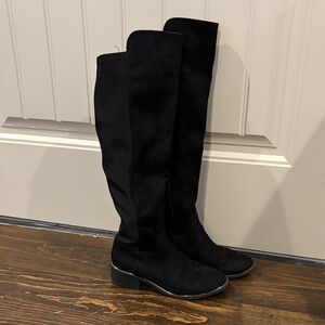 Elegant Black Over the Knee Women's Boots